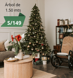 Árbol de Navidad + regalos navideños