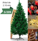 Árbol de Navidad + regalos navideños