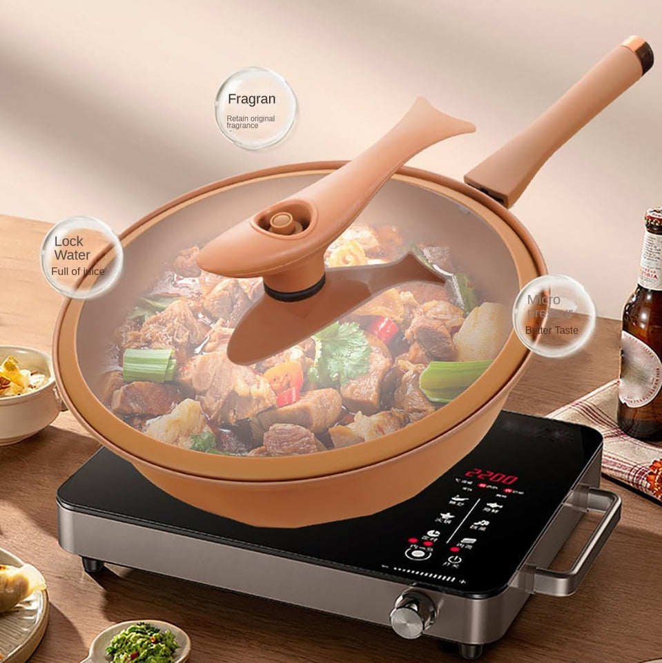 SARTEN WOK CON VAPORERA