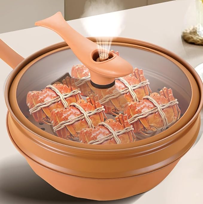 SARTEN WOK CON VAPORERA