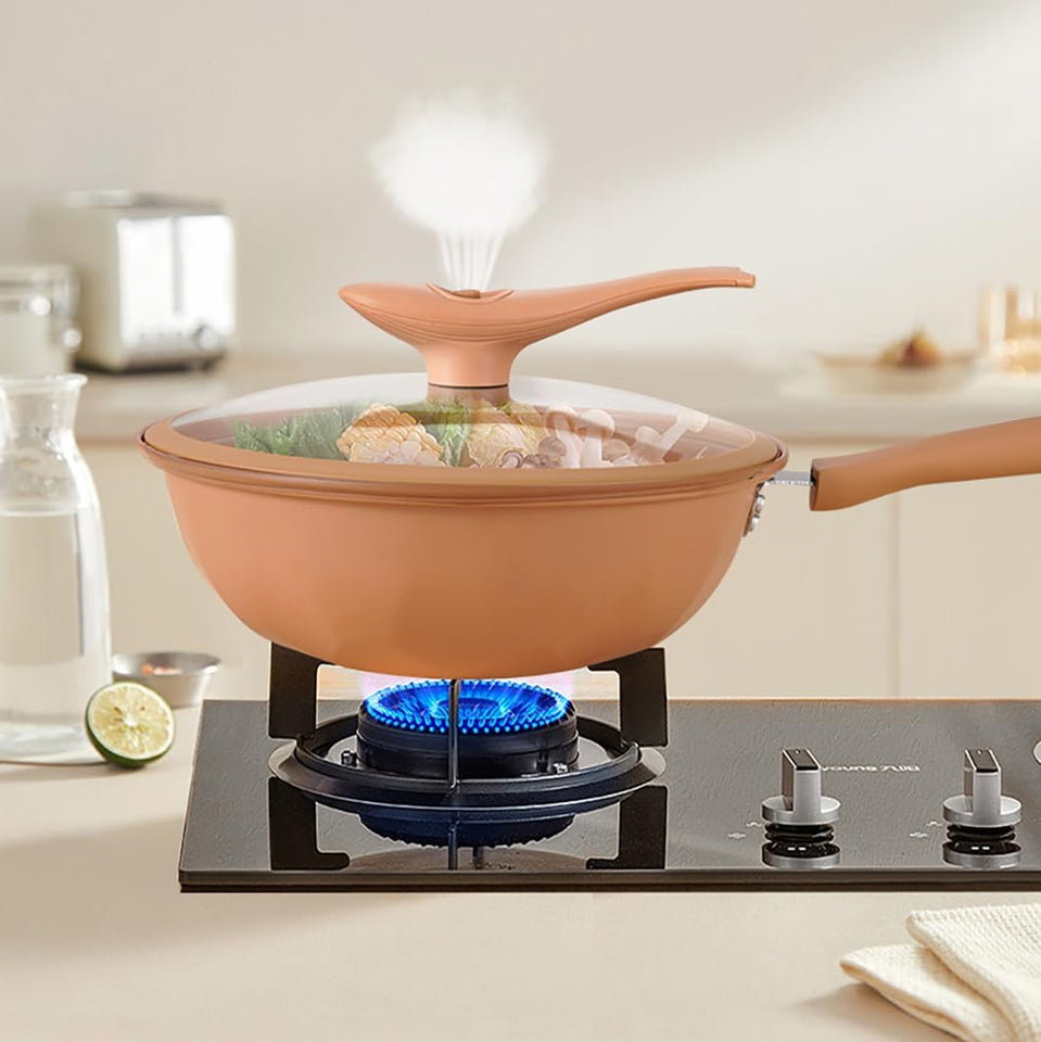 SARTEN WOK CON VAPORERA