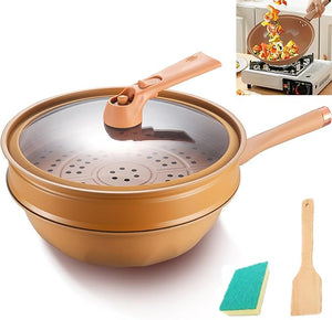 SARTEN WOK CON VAPORERA