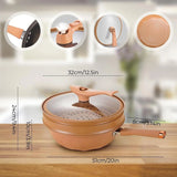 SARTEN WOK CON VAPORERA