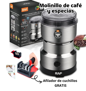 Molinillo de café, especias y granos + REGALO