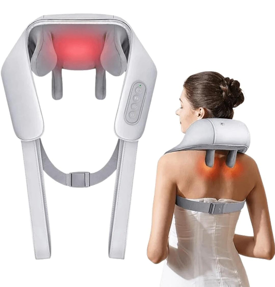 MASAJEADOR DE CUELLO Y ESPALDA CON LUZ INFRARROJA
