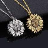 COLLAR GIRASOL CON CAJA ELEGANTE