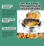 Olla tipo Japonesa de fritura profunda de 3,4 litros